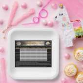 Mar's Moons Papieren Bordje (Feest)