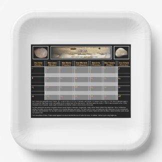 Mar's Moons Papieren Bordje