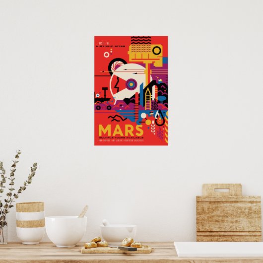 MARS Multiple Tours Available Visite Historic Site Poster (Keuken)