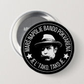 Mars naar buiten rot gespuis ronde button 7,6 cm (Voorkant /achterkant)