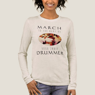 "Mars naar je innerlijke drummer" Red Gold Inspira Tri-Blend Shirt