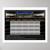 Mars-nachts op beeldscherm poster (Voorkant)