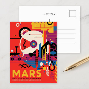 Mars   NASA Visies van de Toekomst Briefkaart