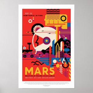 Mars   NASA Visies van de Toekomst Poster