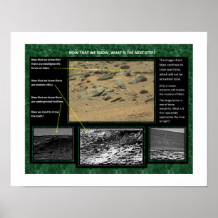 Mars niet gemaskeerd poster