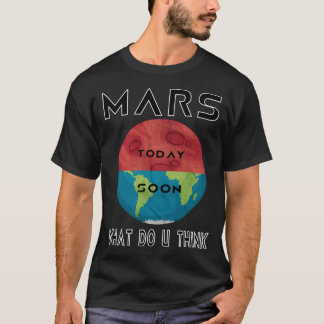Mars nieuwe thuis t-shirt