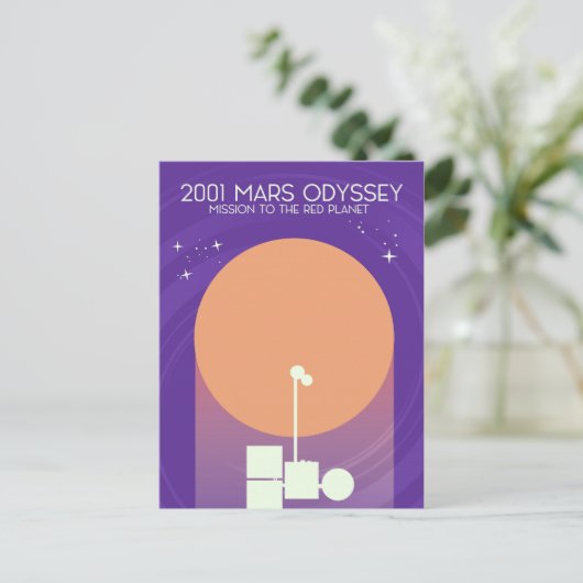 mars odyssey 2001 briefkaart (Staand voorkant)