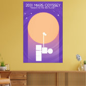 mars odyssey 2001 canvas afdruk (Insitu (Woonkamer))