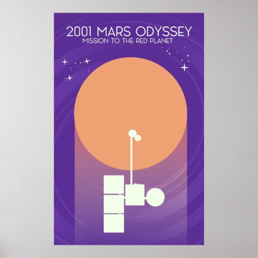 mars odyssey 2001 poster (Voorkant)