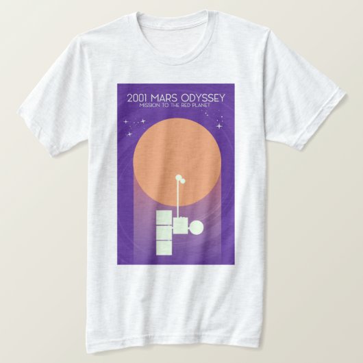mars odyssey 2001 t-shirt (Design voorkant)