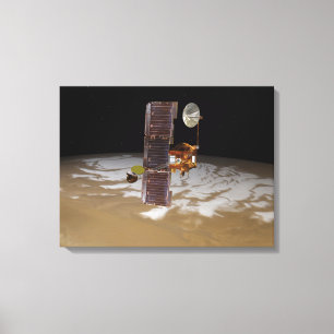 Mars Odyssey ruimtevaartuig Canvas Afdruk