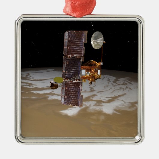 Mars Odyssey ruimtevaartuig Metalen Ornament (Voorkant)