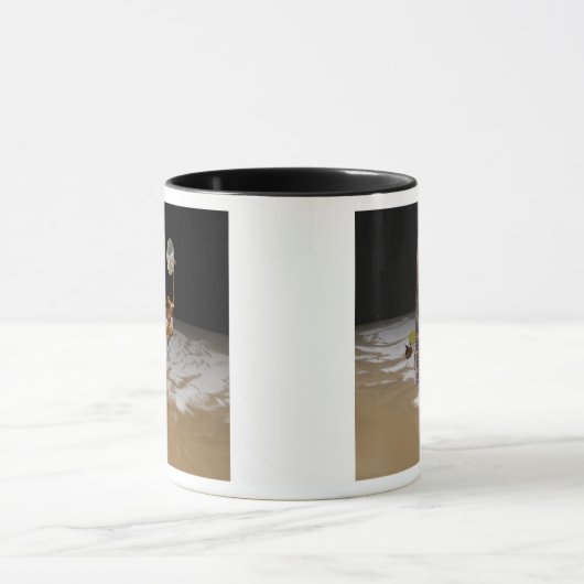 Mars Odyssey ruimtevaartuig Mok (Midden)