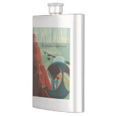 Mars Olympus Mons Hoogste vulkaan zonnestelsel Flacon (Links)