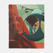 Mars Olympus Mons Hoogste vulkaan zonnestelsel Fleece Deken (Voorkant)
