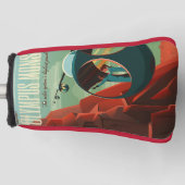 Mars Olympus Mons Hoogste vulkaan zonnestelsel Golfheadcover (Voorkant)