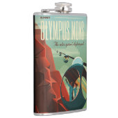 Mars Olympus Mons Hoogste vulkaan zonnestelsel Heupfles (Rechts)