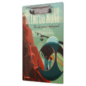 Mars Olympus Mons Hoogste vulkaan zonnestelsel Klembord (Links)