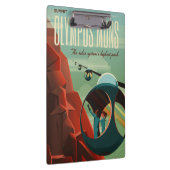 Mars Olympus Mons Hoogste vulkaan zonnestelsel Klembord (Rechts)