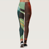 Mars Olympus Mons Hoogste vulkaan zonnestelsel Leggings (Achterkant)