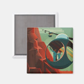 Mars Olympus Mons Hoogste vulkaan zonnestelsel Magneet (Voorkant / Achterkant)