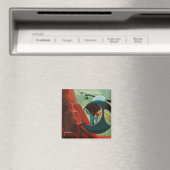 Mars Olympus Mons Hoogste vulkaan zonnestelsel Magneet (Insitu (Vaatwasser))