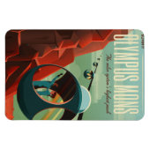 Mars Olympus Mons Hoogste vulkaan zonnestelsel Magneet (Horizontaal)