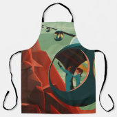 Mars Olympus Mons Hoogste vulkaan zonnestelsel Schort (Voorkant)