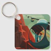 Mars Olympus Mons Hoogste vulkaan zonnestelsel Sleutelhanger (Voorkant)