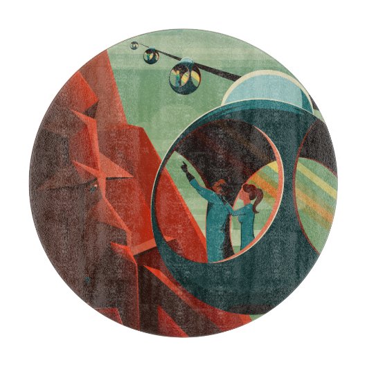 Mars Olympus Mons Hoogste vulkaan zonnestelsel Snijplank (Voorkant)