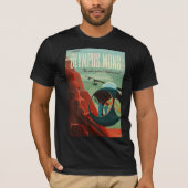 Mars Olympus Mons Hoogste vulkaan zonnestelsel T-shirt (Voorkant)