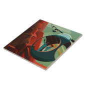 Mars Olympus Mons Hoogste vulkaan zonnestelsel Tegeltje (Zijkant)