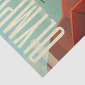 Mars Olympus Mons Hoogste vulkaan zonnestelsel Tissuepapier (Detail)