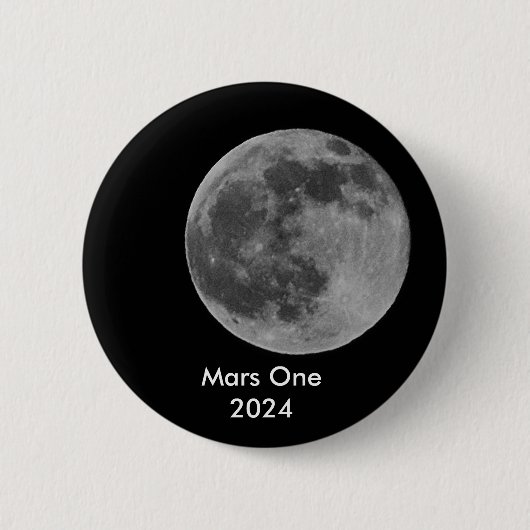 Mars One 2024-Button Ronde Button 5,7 Cm (Voorkant)