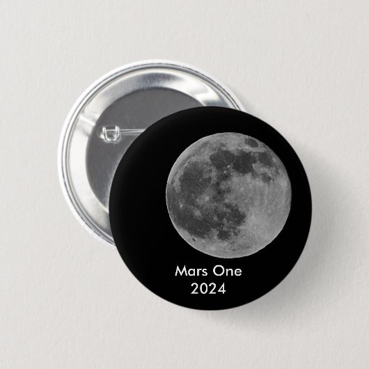 Mars One 2024-Button Ronde Button 5,7 Cm (Voorkant /achterkant)