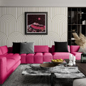 Mars opnieuw canvas afdruk