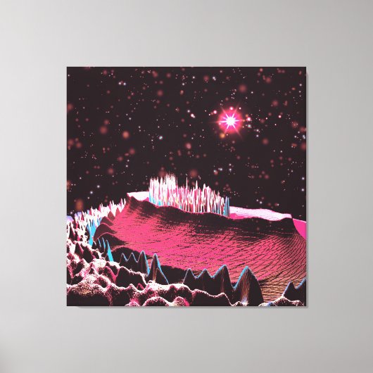 Mars opnieuw canvas afdruk (Voorkant)