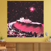 Mars opnieuw canvas afdruk (Insitu (Woonkamer))