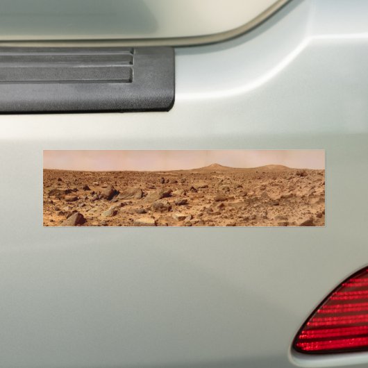 Mars-oppervlak, Martiaans landschap Bumpersticker (Op auto)