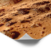 Mars-oppervlak Poster (Hoek)