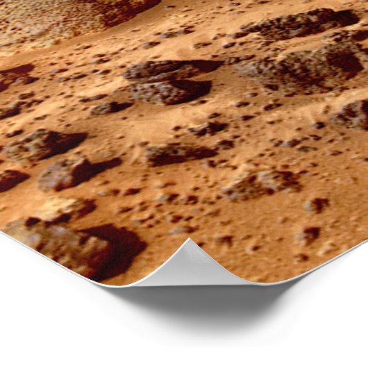 Mars-oppervlak Poster (Hoek)
