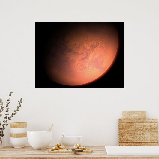 Mars Orbit Poster (Keuken)
