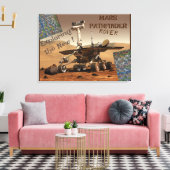 Mars Pathfinder Rover stretched canvas Print (Insitu (Woonkamer))