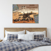 Mars Pathfinder Rover stretched canvas Print (Insitu (Slaapkamer))