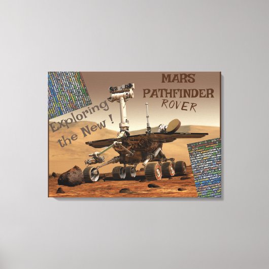 Mars Pathfinder Rover stretched canvas Print (Voorkant)