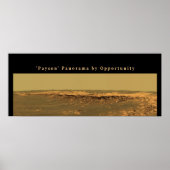 Mars 'Payson' Panorama van Opportunity Poster (Voorkant)