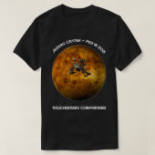 Mars Perseverance 2020 Rover Landing, touchdown co T-shirt (Design voorkant)