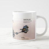 Mars Perseverance Rover met instrumenten Grote Koffiekop (Rechts)