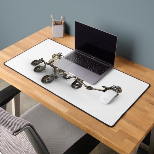 Mars Perseverance Rover op een witte achtergrond. Bureaumat (Kantoor 2)