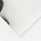 Mars Perseverance Rover op een witte achtergrond. Fleece Deken (Hoek)